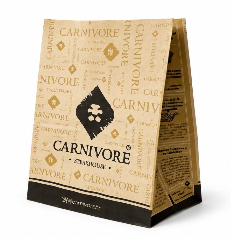 Saco kraft Carnivore Steakhouse